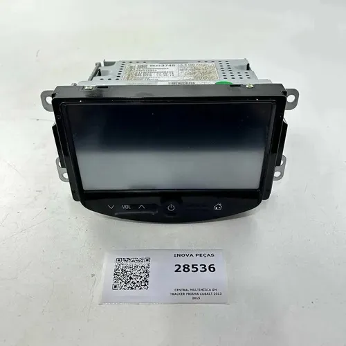 Central Multimídia Gm Tracker Prisma Cobalt 2013 2015 Cinza