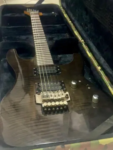 Guitarra LTD M-100FM + Captadores DiMarzio 