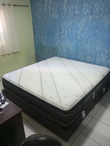 Colchão king com base nova beautyrest blcak