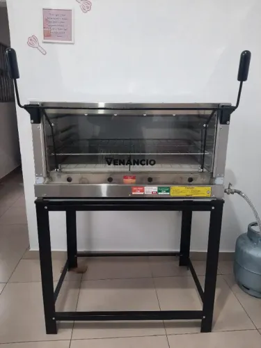 Forno Roma Inox Venâncio - Industrial a Gás Baixa Pressão