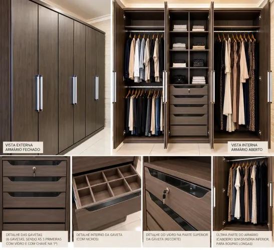 Guarda Roupa Casal