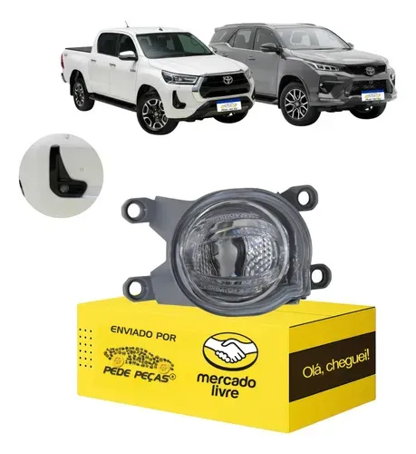 Farol Milha Cibié Toyota Sw4 Hilux 2021 22 23 A 2026 Led Ld Cristal