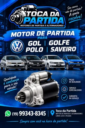 Motor de partida Palio, Corsa, gol, golf