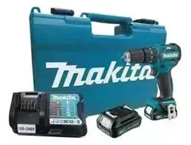 Parafusadeira Furadeira de Impacto a Bateria 18V com Carregador DHP453X10 Makita