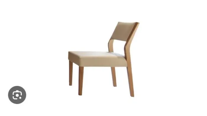 Vendo messa de jantar 1,20x90 off com 4 cadeiras clara madeira maciças TD novo na caixa 