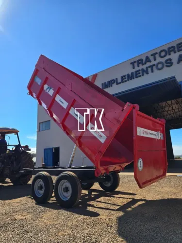 cod. 1496 CARRETA BASCULANTE 7 TONELADAS TRITON ANO 2020 - Tk Tratores Nova Andradina-MS