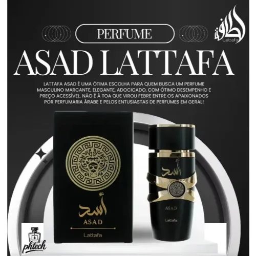Perfume Árabe Masculino Lattafa Asad 100ml