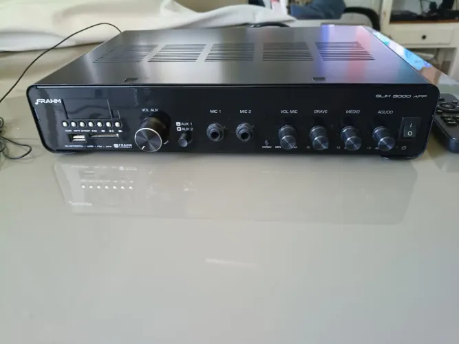 Amplificador para som ambiente Frahn slim 3000 APP