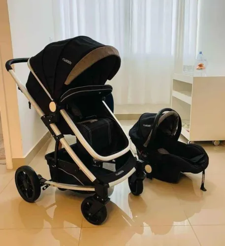 Carrinho kiddo Moisés 3 em 1 com Bebê conforto