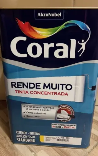 Tinta coral rende muito 16 l
