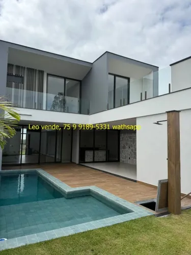 Leo vende, Alphavile Feira, 4 suítes, closet, piscina, goumert