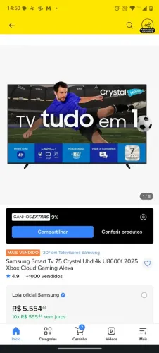 Tv 75 Samsung