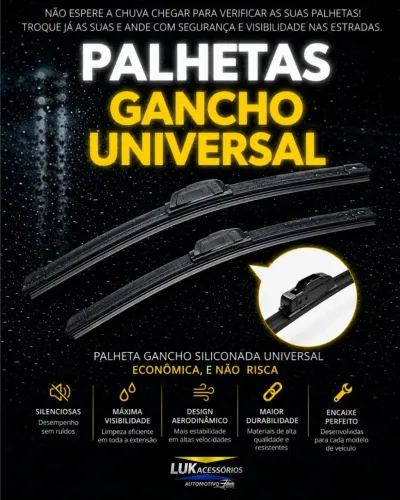 PALHETA DE PARA-BRISAS GANCHO
