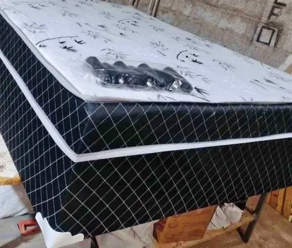 Cama box+colchao acoplado conjugado casal 330,00 vista