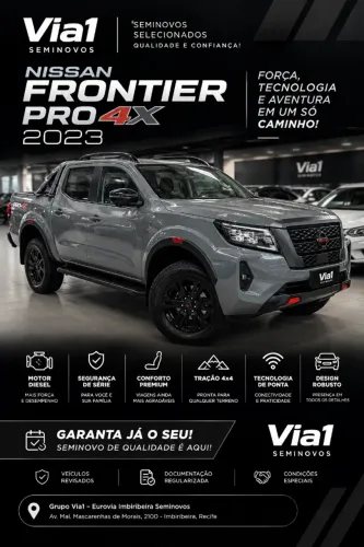 Nissan Frontier Pro4x CD 4X4 2.3 Bi-TB Die. AUT 2023