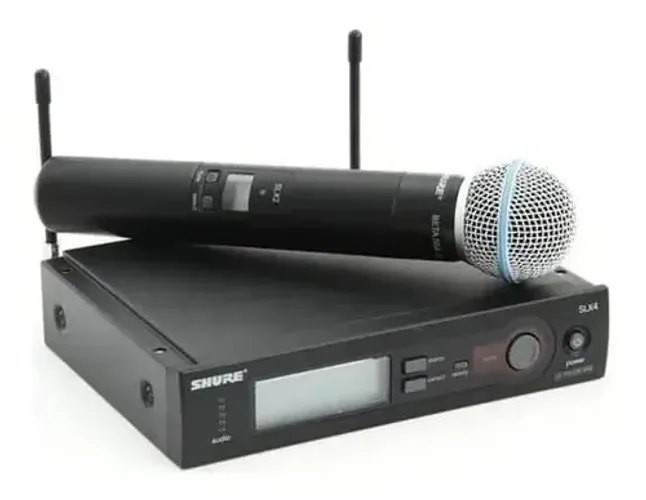 Vendo microfone Sem Fio SLX Beta58 made in china R$1.000,00