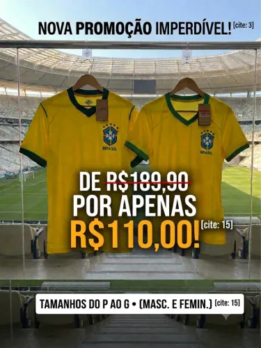 Camiseta seleção