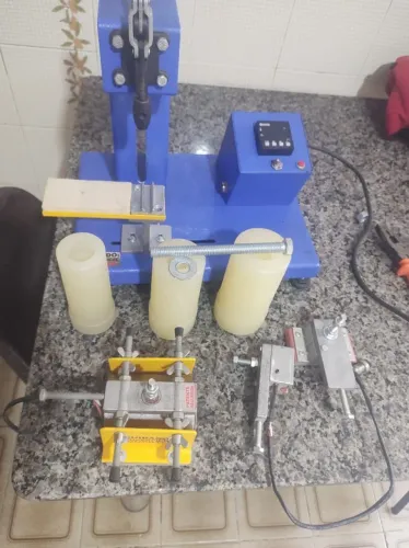 Prensa Maquina Transfer 5 Em 1 Long Drink