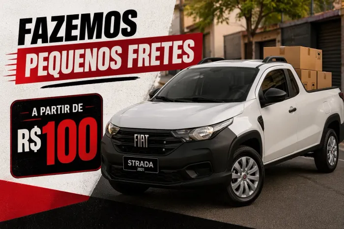 FAZEMOS PEQUENOS FRETES