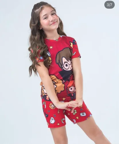 Pijama Curto (short e blusa) 