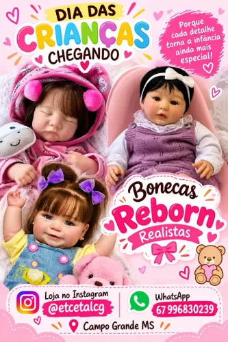 Boneca Bebê Reborn Realista 