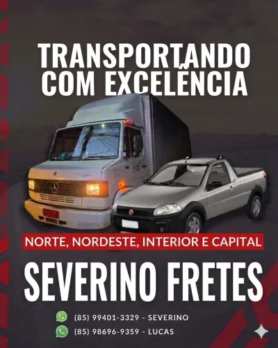 FRETE FORTALEZA E INTERIOR, NORTE NORDESTE 