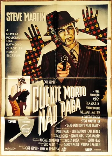 Cartaz de Cinema Original Filme Cliente Morto Não Paga