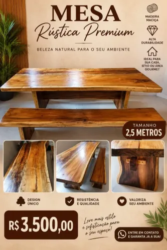 Mesa Rústica