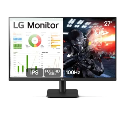Monitor LG 27" IPS 100Hz - Tela Grande, Cores Reais e Fluidez Total