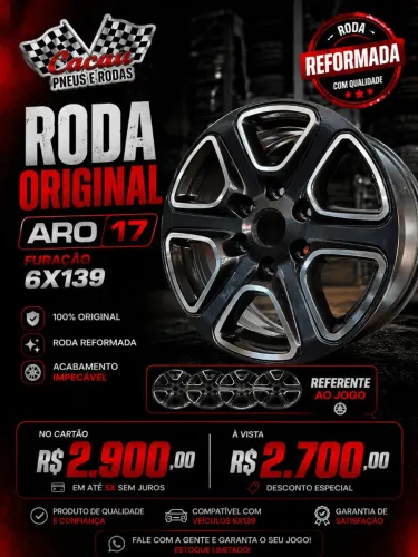 RODAS FORD RANGER ARO 17