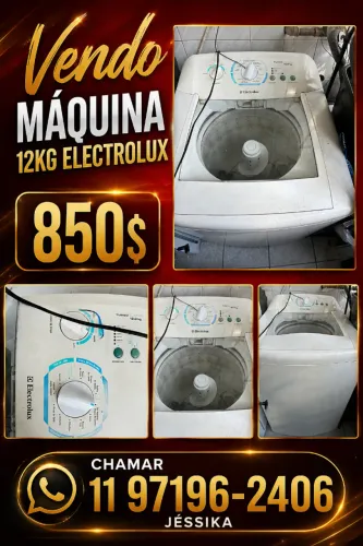 Máquina de Lavar Electrolux 12kg