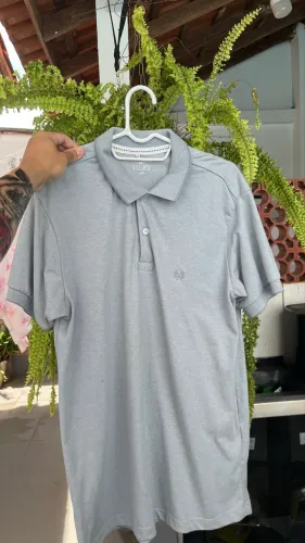 CAMISA CINZA GELO M