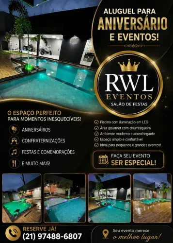? RWL EVENTOS - SALÃO DE FESTAS ?