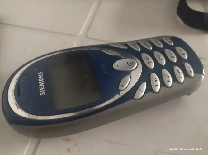Celular A55 Siemens com bateria sem carregador 25,00