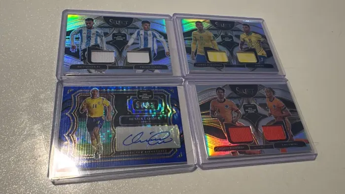 Cards Panini Select memorabilia e auto