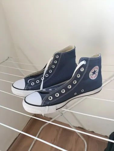 Tênis All Star Azul Marinho Cano Alto Tamanho 40 nunca usado