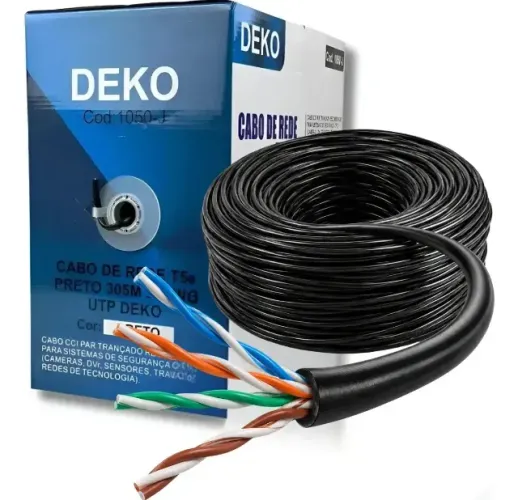 Caixa De Cabo De Rede Lan Cat5e 305m 24wag Par Trançado TEMOS PREÇO PARA REVENDAS !