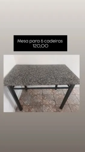 Mesa para 6 cadeiras