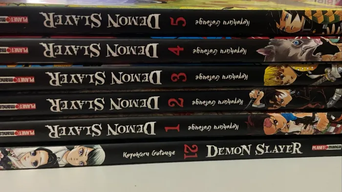 Volumes Mangá demon slayer