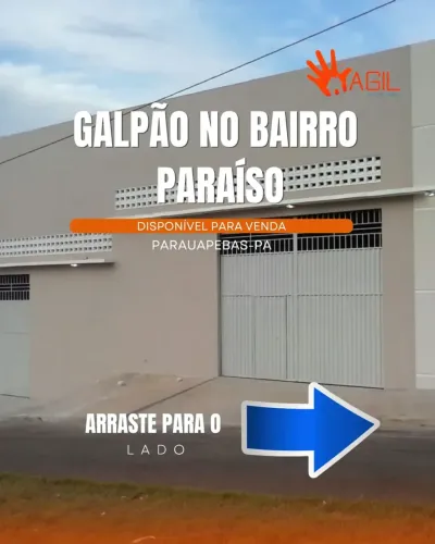 GALPÃO COM 2 ESCRITÓRIOS DISPONÍVEL PARA VENDA COM EXCELENTE RECEITA MENSAL NO BAIRRO PARA