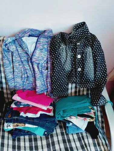 Lote de roupas infantis 8/10 anos.