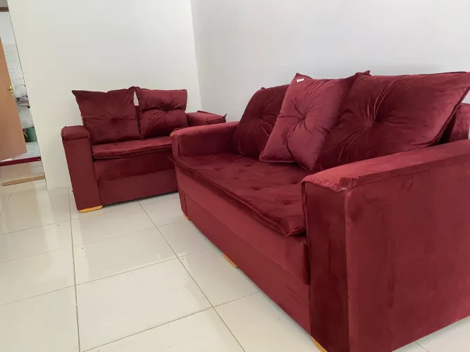 Sofá 2 e 3 Lugares Malu Delta - Novo e embalado!!