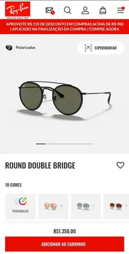 Óculos RayBan Polarizado italy Original