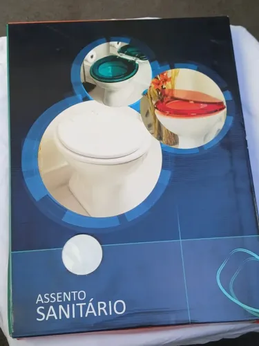 Assento Sanitário Branco- Novo na Embalagem