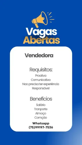 Vaga de emprego 