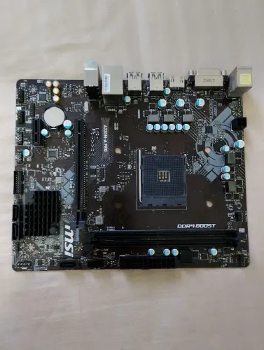 Placa mãe A320-A Pro MSI com defeito