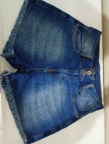 Shorts Jeans azul tamanho 36 