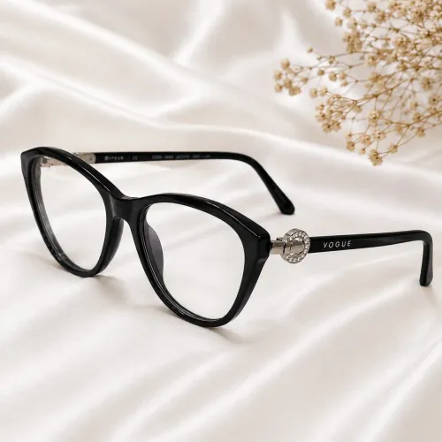 Armação Vogue Original Feminina - Preta com Strass