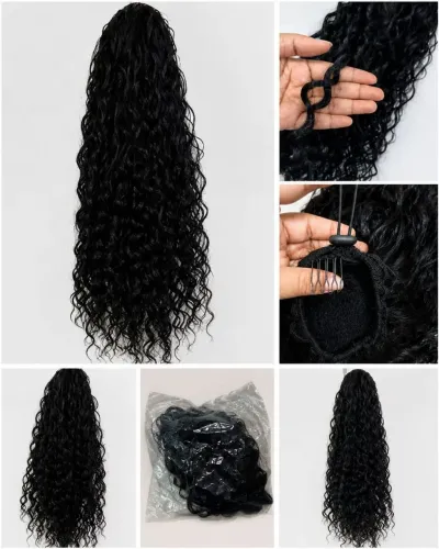 Aplique Cabelo Cacheado GG