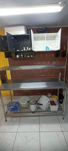 Mesa inox cozinha restaurante